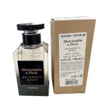 Оригинал Abercrombie & Fitch Authentic Night Man 100 ml edt TESTER
