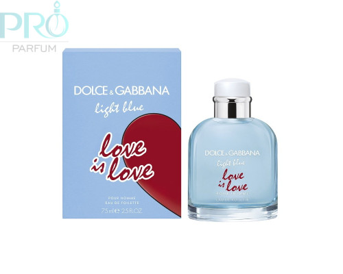 Оригинал Dolce & Gabbana Light Blue Pour Homme Love Is Love отливант 10 ml с атомайзером