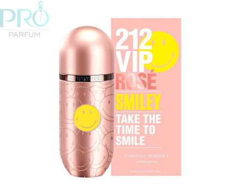 Оригинал Carolina Herrera 212 VIP Rose Smiley 80 ml edp