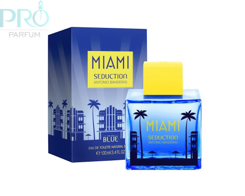 Оригинал Antonio Banderas Miami Blue Seduction 80 ml edt TESTER