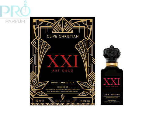 Оригинал Clive Christian Noble Collection XXI Art Deco Amberwood 50 ml Parfum TESTER