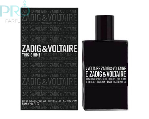 Оригинал Zadig & Voltaire This is Him ! 100 ml edt TESTER