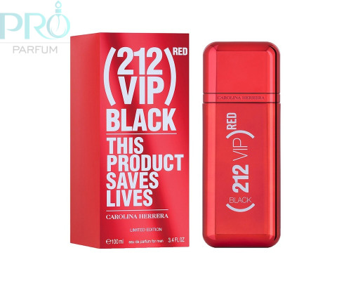 Оригинал Carolina Herrera 212 VIP Black Red 100 ml edp TESTER