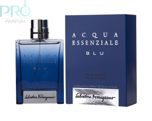 Оригинал Salvatore Ferragamo ACQUA ESSENZIALE BLU For Men 100 ml edt TESTER