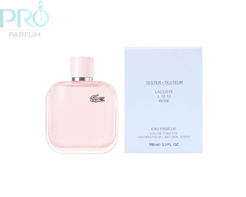 Оригинал Lacoste L.12.12 Rose 100 ml edp TESTER