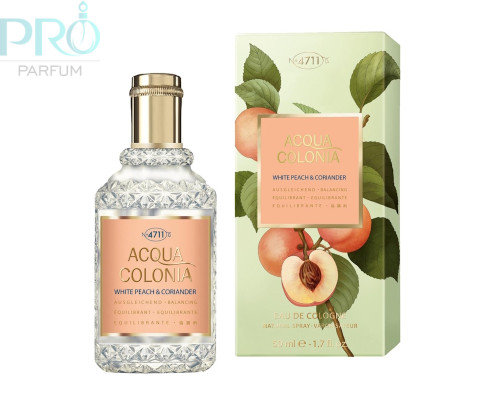 Оригинал 4711 Acqua Colonia White Peach & Coriander 50 ml edc