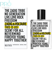 Оригинал Zadig & Voltaire This Is Us! отливант 20 ml с атомайзером