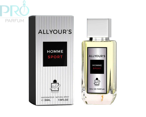 Оригинал Milestone All Your'S Homme Sport 35 ml edp