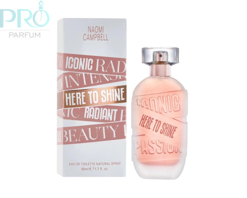 Оригинал Naomi Campbell Here To Shine 50 ml edt