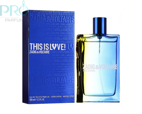 Оригинал Zadig & Voltaire This Is Love! Eau de Toilette 100 ml edt TESTER